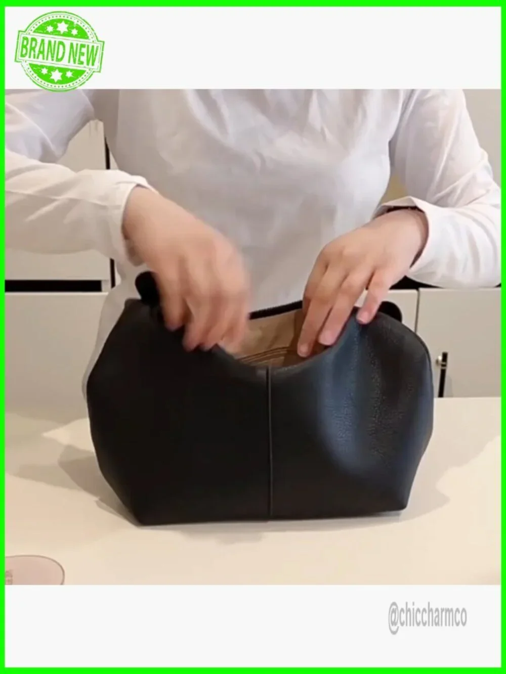 Vegan Leather Hobo Bag Crescent Shoulder Tote Clutch Purse
